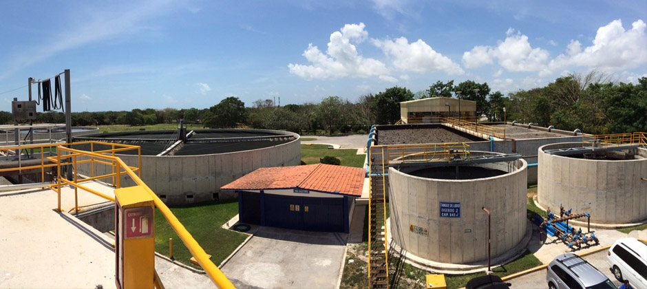 Planta Sur de tratamiento de aguas residuales, Cancún, Quintana Roo